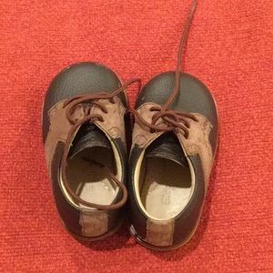 Elephantito toddler brown leather shoes.. size 5